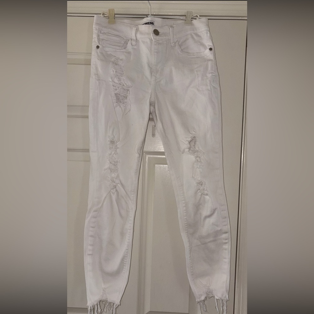 Express Ankle Legging Mid Rise Stretch Denim size 6